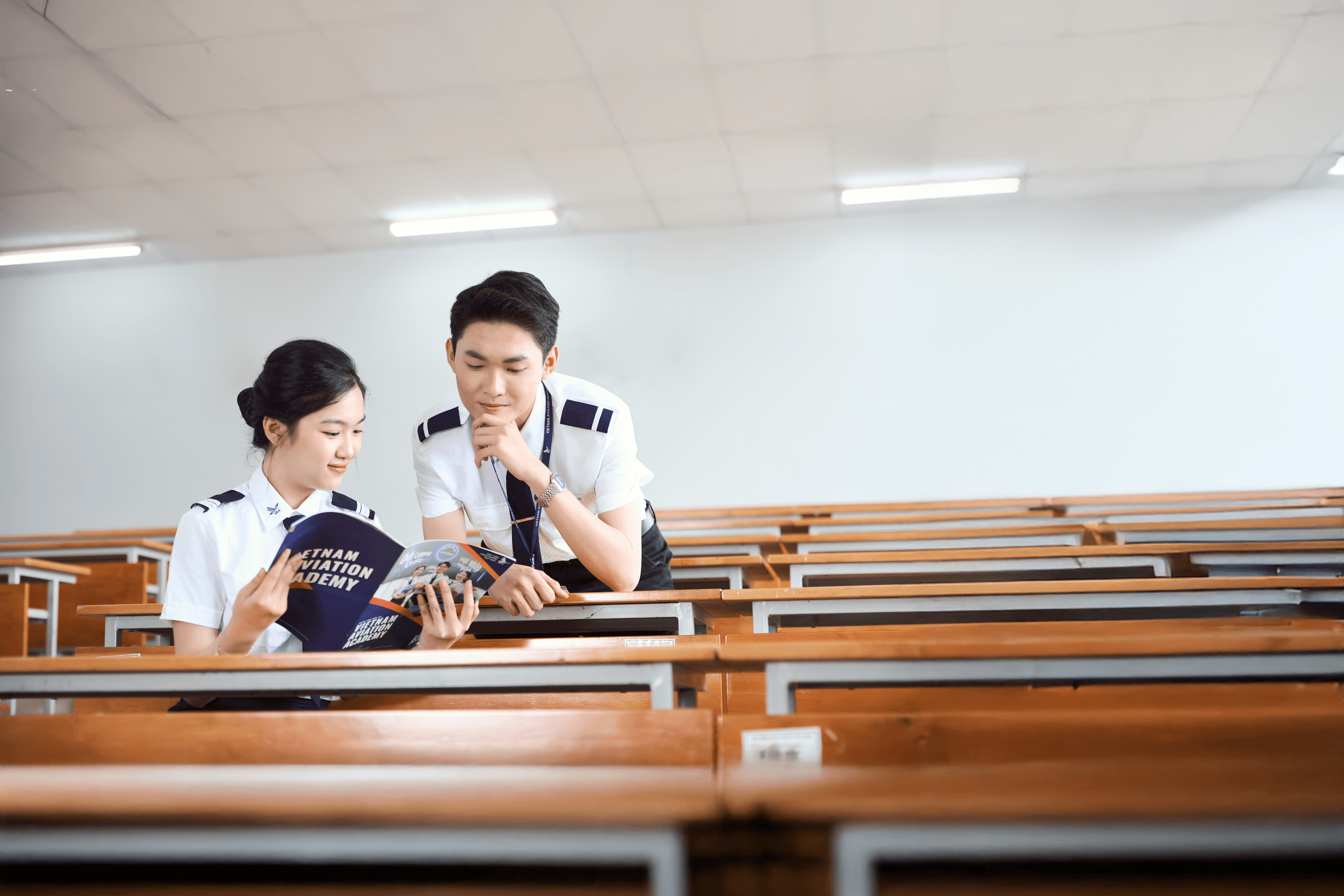 Students reading